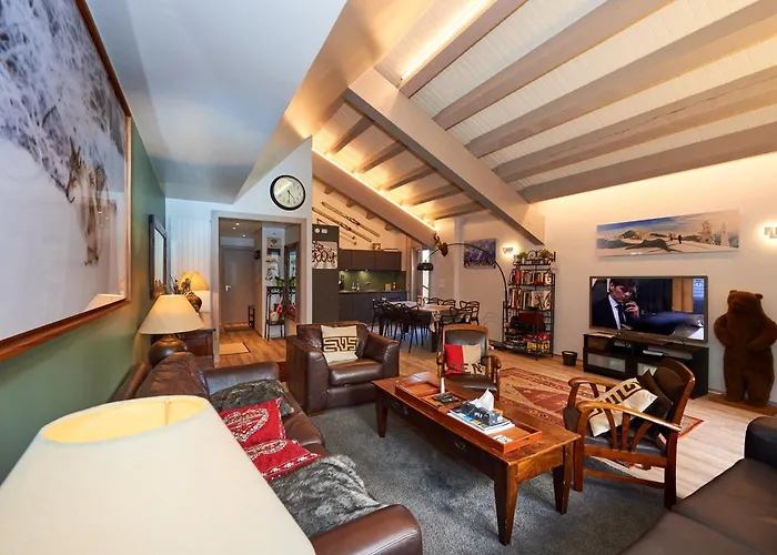 Tsaumiau, 3br, Perfect View, Skilift 170m! Apartman Crans-Montana